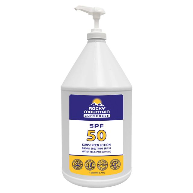 Rocky Mountain Gallon Pump Sunscreen SPF 50