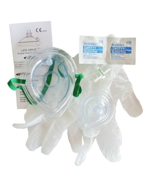 Adult/Infant Pocket Mask Kit without Case