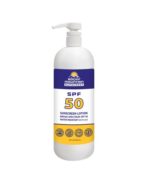 Rocky Mountain Pump 32oz Sunscreen SPF 50