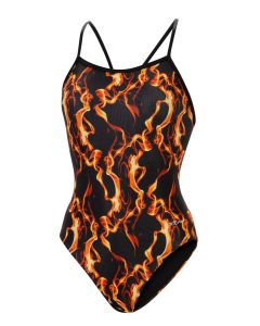 Dolfin Women's Print V-Back One Piece