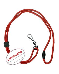 Lifeguard Oval Name Tag Breakaway Lanyard