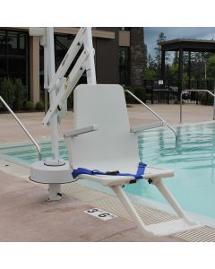 SRS Splash! Extended Reach Pool Lift, Gray Mist, No Anchor