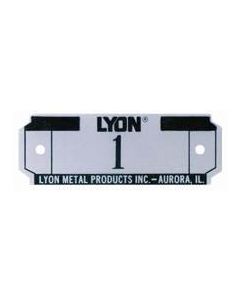 Number Plates for Lockers and Baskets