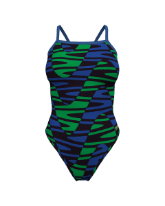Speedo Disco Boom Flyback-Team Royal Blue/Bright Green-20