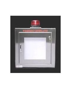 Stainless Steel Wall Mount AED Cabinet w/Alarm