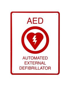 Flat AED Wall Sign  