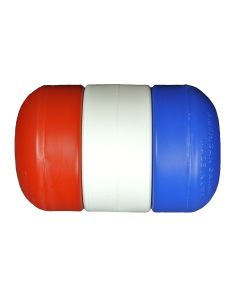 3" x 5" Rope Float 1/2" Diameter-Red/White/Blue