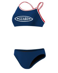 Rise Guard Poly Tri Color Bikini