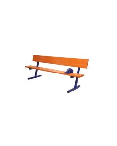 Powder coated Player Benches With Back