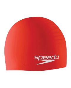 Speedo Solid Silicone Cap - Color - Red
