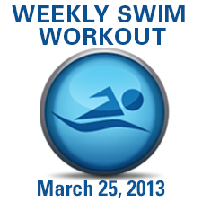 Descending Distance Swim Workout